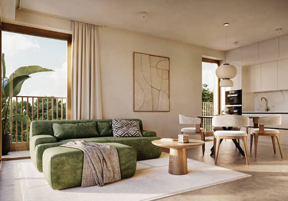 2-slaapkamer appartement